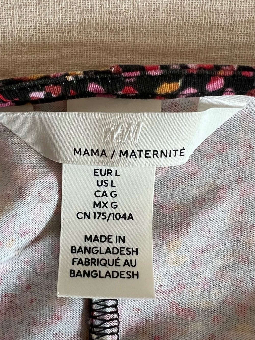 H&M MAMA Maternity Knot-detail nursing dress - Picture 4 of 5